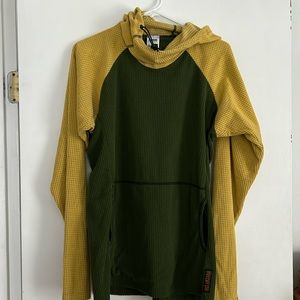 EUC Green and Yellow Melanzana Micro-Grid Hoodie